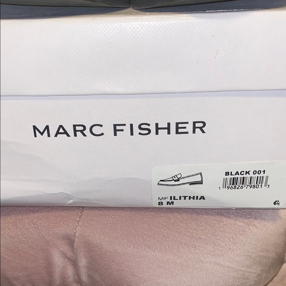 Marc Fisher Black Penny Loafers Flats - Picture 3 of 6